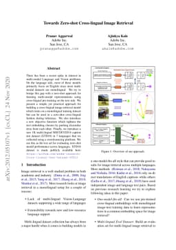 Towards Zero-shot Cross-lingual Image Retrieval