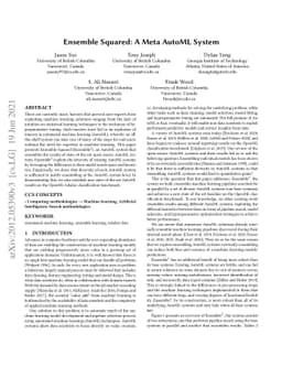 Ensemble Squared: A Meta AutoML System