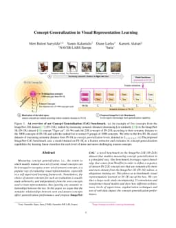Concept Generalization in Visual Representation Learning