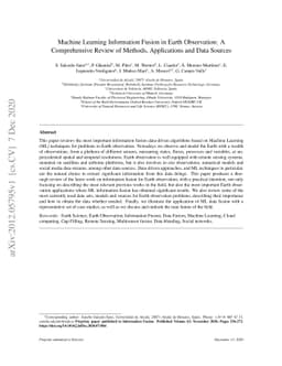 Machine Learning Information Fusion in Earth Observation: A
  Comprehensive Review of Methods, Applications and Data Sources