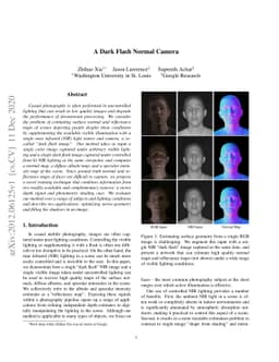 A Dark Flash Normal Camera