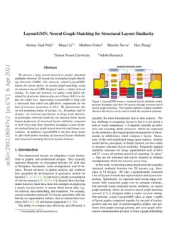 LayoutGMN: Neural Graph Matching for Structural Layout Similarity