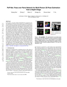 PoP-Net: Pose over Parts Network for Multi-Person 3D Pose Estimation
  from a Depth Image