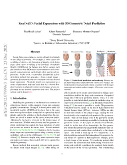 FaceDet3D: Facial Expressions with 3D Geometric Detail Prediction