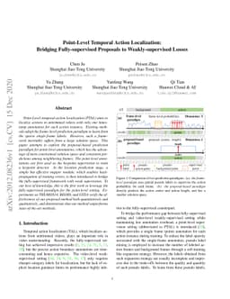 Point-Level Temporal Action Localization: Bridging Fully-supervised
  Proposals to Weakly-supervised Losses