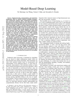 Model-Based Deep Learning