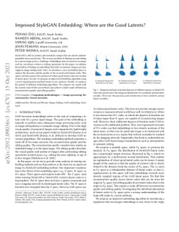 Improved StyleGAN Embedding: Where are the Good Latents?
