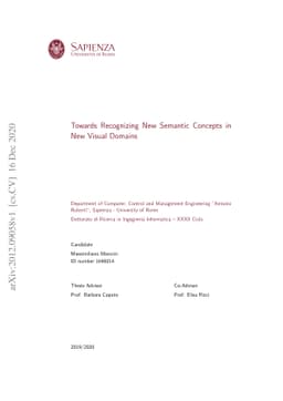 Towards Recognizing New Semantic Concepts in New Visual Domains