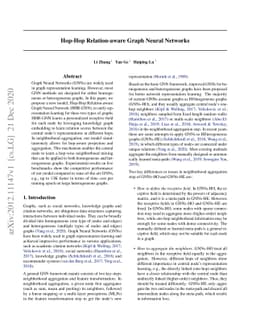 Hop-Hop Relation-aware Graph Neural Networks