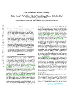 Self-Progressing Robust Training