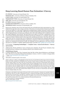 Deep Learning-Based Human Pose Estimation: A Survey
