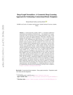 Deep Graph Normalizer: A Geometric Deep Learning Approach for Estimating
  Connectional Brain Templates