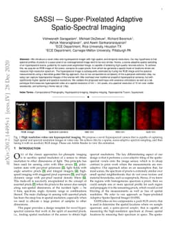 SASSI -- Super-Pixelated Adaptive Spatio-Spectral Imaging