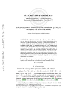 Supermodularity and valid inequalities for quadratic optimization with
  indicators