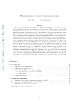 Minimum Excess Risk in Bayesian Learning