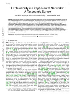 Explainability in Graph Neural Networks: A Taxonomic Survey