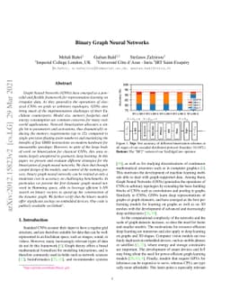 Binary Graph Neural Networks
