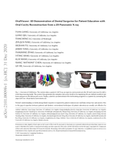 OralViewer: 3D Demonstration of Dental Surgeries for Patient Education
  with Oral Cavity Reconstruction from a 2D Panoramic X-ray