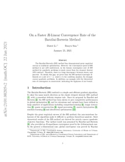 On a Faster $R$-Linear Convergence Rate of the Barzilai-Borwein Method