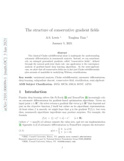The structure of conservative gradient fields