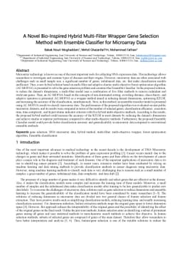 A Novel Bio-Inspired Hybrid Multi-Filter Wrapper Gene Selection Method
  with Ensemble Classifier for Microarray Data