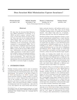 Does Invariant Risk Minimization Capture Invariance?