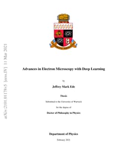Advances in Electron Microscopy with Deep Learning