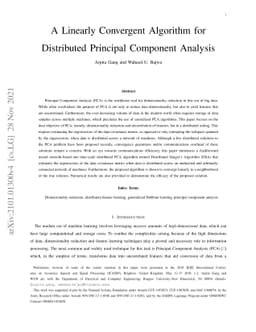 A Linearly Convergent Algorithm for Distributed Principal Component
  Analysis