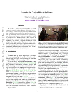 Learning the Predictability of the Future
