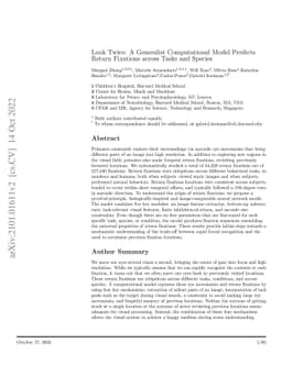 Look Twice: A Generalist Computational Model Predicts Return Fixations
  across Tasks and Species