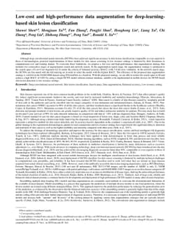 Low-cost and high-performance data augmentation for deep-learning-based
  skin lesion classification