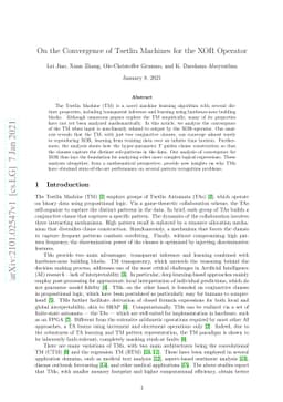 On the Convergence of Tsetlin Machines for the XOR Operator