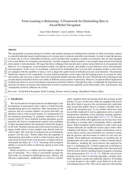 From Learning to Relearning: A Framework for Diminishing Bias in Social
  Robot Navigation