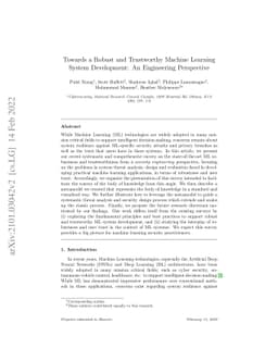 Towards a Robust and Trustworthy Machine Learning System Development: An
  Engineering Perspective
