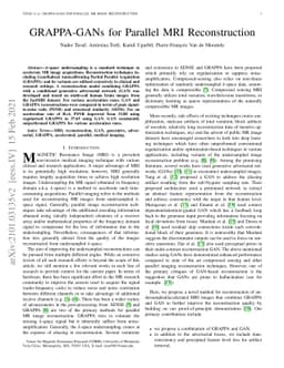 GRAPPA-GANs for Parallel MRI Reconstruction