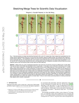 Sketching Merge Trees for Scientific Data Visualization