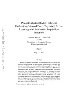 PowerEvaluationBALD: Efficient Evaluation-Oriented Deep (Bayesian)
  Active Learning with Stochastic Acquisition Functions