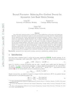 Beyond Procrustes: Balancing-Free Gradient Descent for Asymmetric
  Low-Rank Matrix Sensing