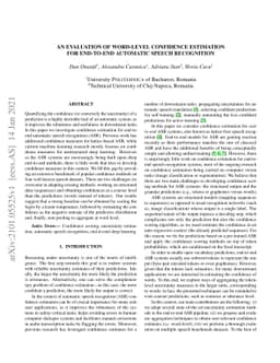 An evaluation of word-level confidence estimation for end-to-end
  automatic speech recognition