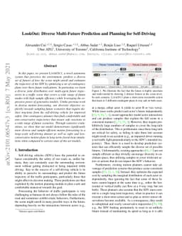 LookOut: Diverse Multi-Future Prediction and Planning for Self-Driving