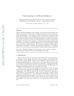 Understanding in Artificial Intelligence