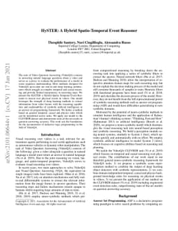 HySTER: A Hybrid Spatio-Temporal Event Reasoner