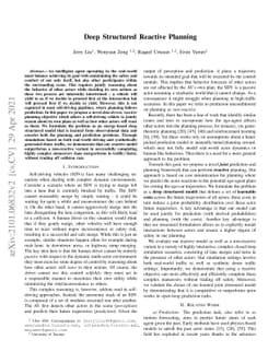 Deep Structured Reactive Planning