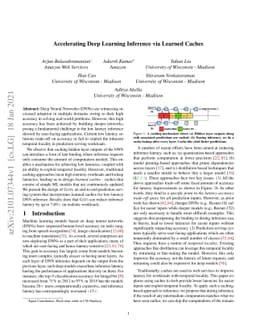 Accelerating Deep Learning Inference via Learned Caches