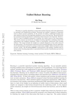 Unified Robust Boosting