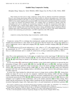 Scalable Deep Compressive Sensing