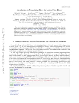 Introduction to Normalizing Flows for Lattice Field Theory