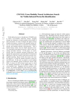 CM-NAS: Cross-Modality Neural Architecture Search for Visible-Infrared
  Person Re-Identification