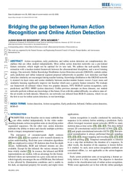 Bridging the gap between Human Action Recognition and Online Action
  Detection
