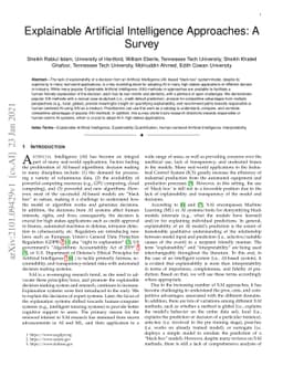 Explainable Artificial Intelligence Approaches: A Survey
